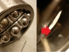 Czas na weryfikacje zdemontowanych łożysk - łożyska półosi niestety do wymiany - jedno ma uszkodzone kulki a drugie bruzdy w bieżni